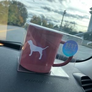 PINK metal mug